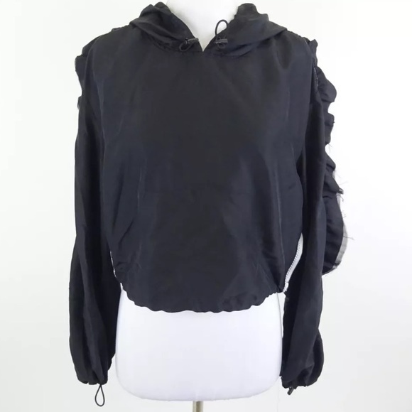 Kendall Jenner 3.1 Philip Lim Silk Hooded Jacket - Picture 2 of 5