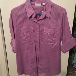 Cute polka dot button up