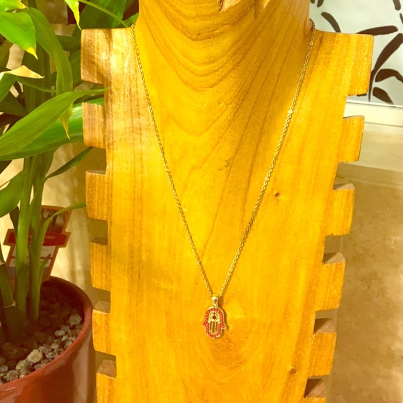 Hamsa hand necklace