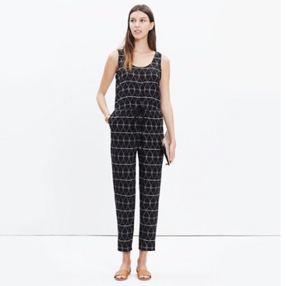 Madewell Diamond Dot Jumpsuit