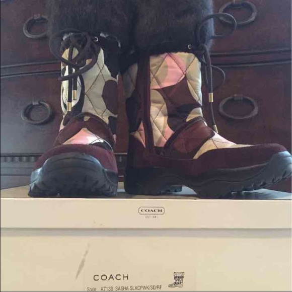 COACH Sasha winter boots!