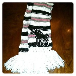 Abercrombie striped winter scarf