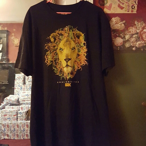 DGK lion men's graphic short sleeve shirt