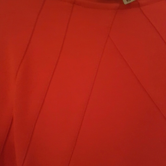 Redish-Orange event dress - Picture 3 of 3