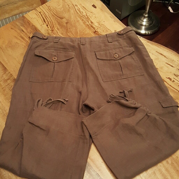 Linen crop pants - Picture 4 of 4