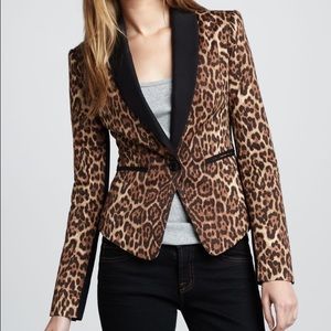BCBG leopard blazer