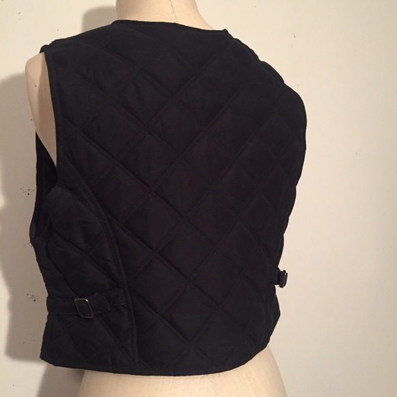 Black Quilted Vest - Picture 3 of 4