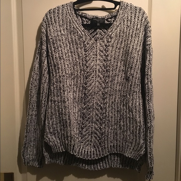 Romeo and Juliet black and white sweater