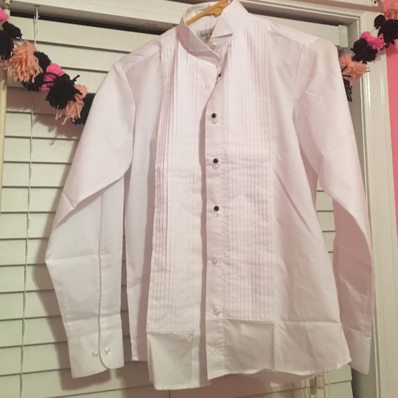 White collared shirt - Picture 1 of 1