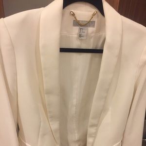White tuxedo jacket blazer