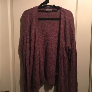 Urban Outfitters pink zip cardigan