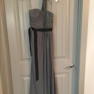 Gray Bridesmaid Dress