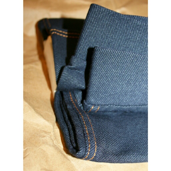 ⚡1 M LEFT⚡ Nine West Dark Denim Knit Leggings NWT - Picture 3 of 4