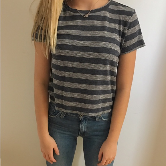 stripped tee