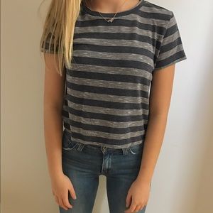 stripped tee