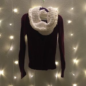 Maroon Cardigan