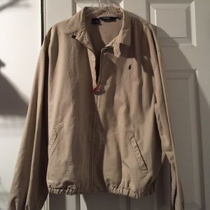 Men's Ralph Lauren tan poplin jacket