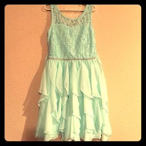 Turquoise dress