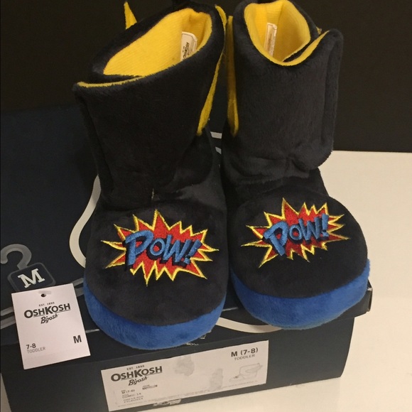 Oshkosh Superhero Slippers. NWT! - Picture 3 of 3