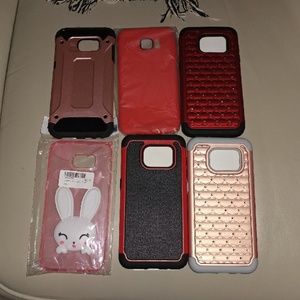 Samsung S7 Edge assorted cases.