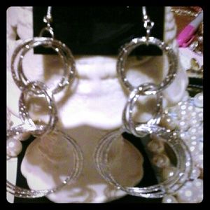 Cute dangle  hoop earrings