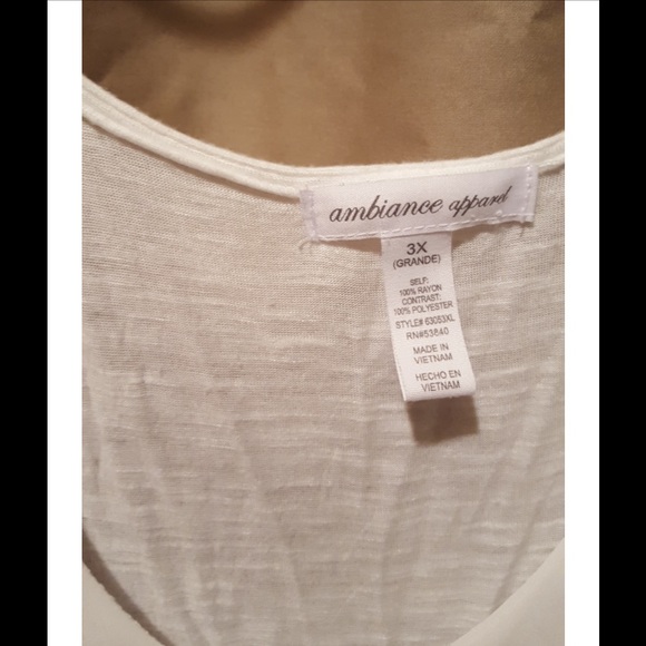 Ambiance apparel 3x top - Picture 3 of 3