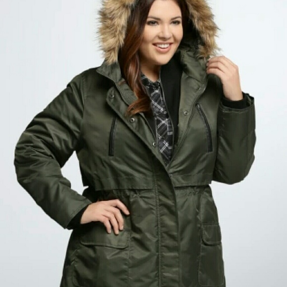 Faux Faux Trim Anorak
