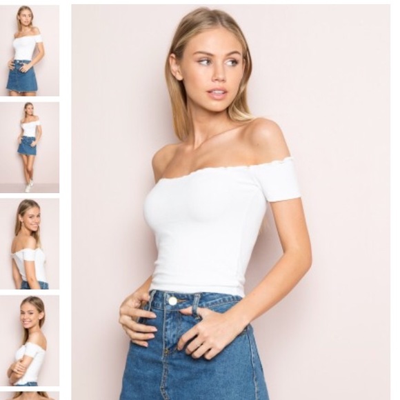 BrandyMelville Off-Shoulder Top