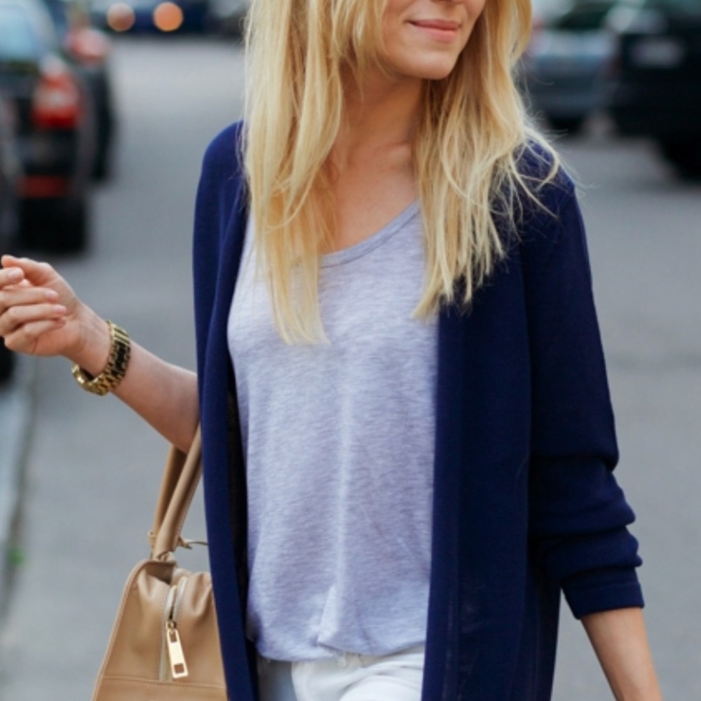 Gap Embellished Open Front Cardigan