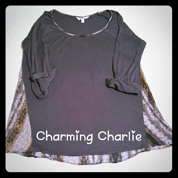 Charming charlie long sleeve shirt