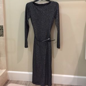 NWOT Ted Baker belted sparkly midi dress