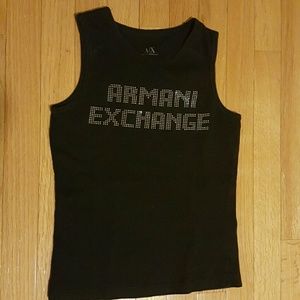 Armani Exchange studded Top