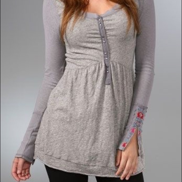 Free People Disco Tunic Top