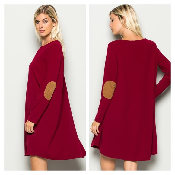 ✨Host Pick ✨ Plus Size Dress With Elbow Patch - Picture 3 of 5