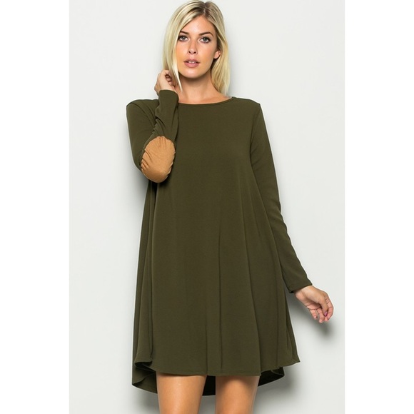 ✨Host Pick ✨ Plus Size Dress With Elbow Patch - Picture 5 of 5