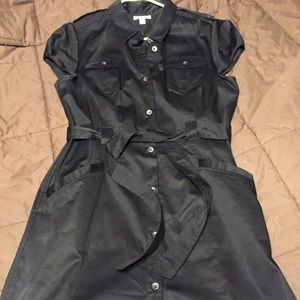 Calvin Klein Short Sleeve Shirt Dress