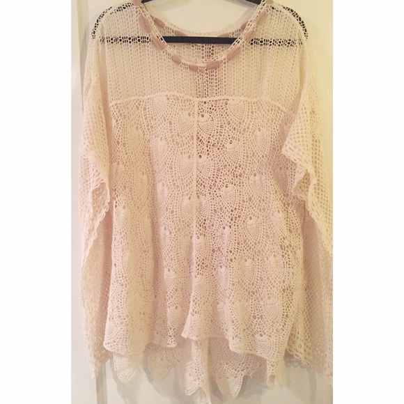 Ryu Cream Crochet Top - Picture 2 of 4