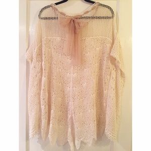 Ryu Cream Crochet Top