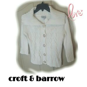 Knit Sweater - White - Size Small
