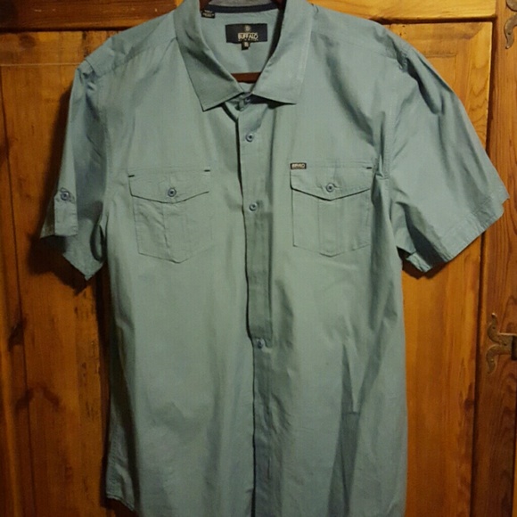 Blue short sleeve shirt