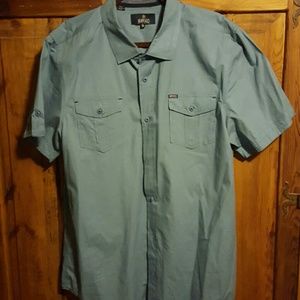 Blue short sleeve shirt