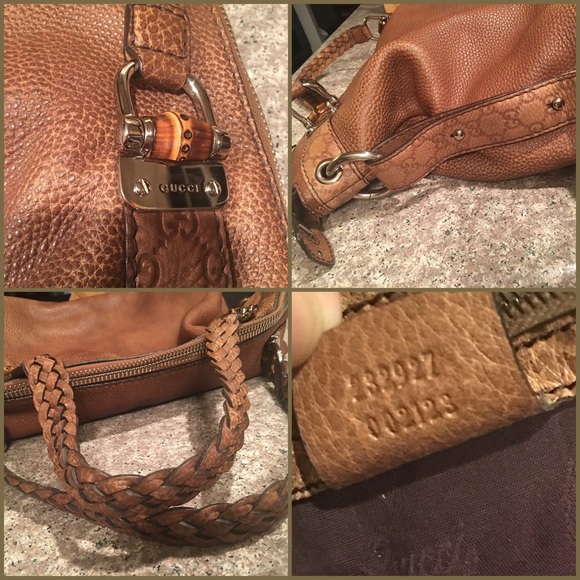 🚫SOLD🚫Authentic ALL LEATHER Large Gucci - Picture 2 of 4