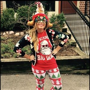 Ugly Christmas sweater outfit