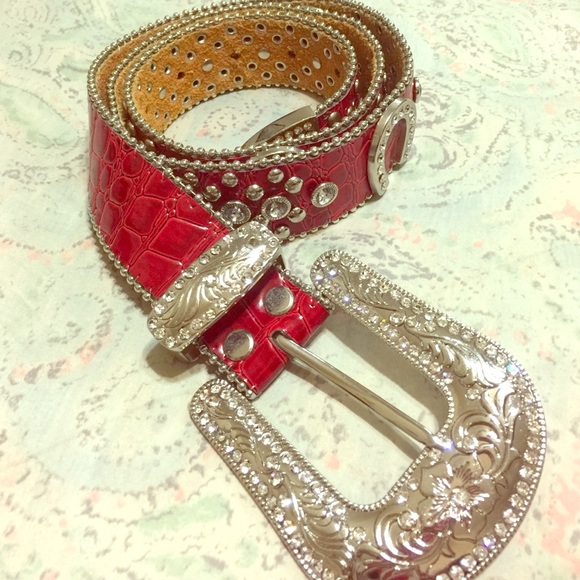 Red Western Belt