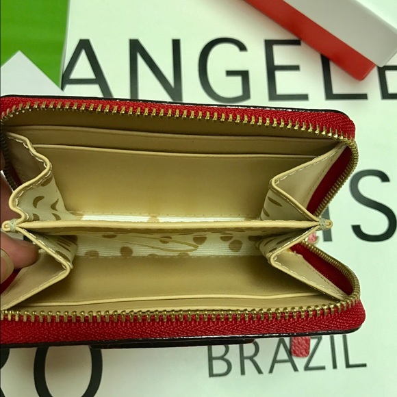 New Listing! Kate Spade Red Leather Wallet - Picture 2 of 4