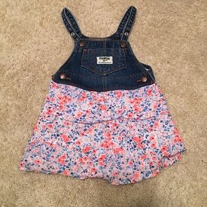 Baby Girl Overalls with Skirt style bottom