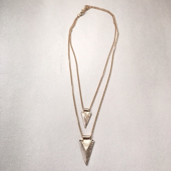 Last 1! LAYERED TRIANGLES DAINTY JEWELRY - Picture 3 of 5