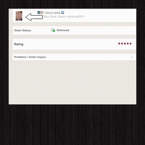 - MINIMALIST CIRCLE BAR necklace - Picture 4 of 5