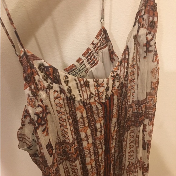 Lucky Brand Maxi Dress Tribal Print