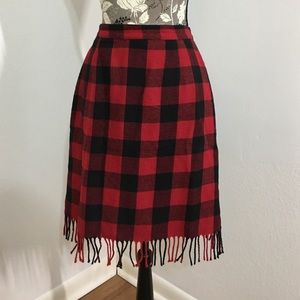 Plaid skirt